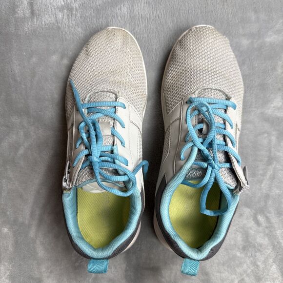 Vionic Lyla Women’s Size 10 Wide Gray Mesh Walking Shoes with Teal Laces - Picture 10 of 11